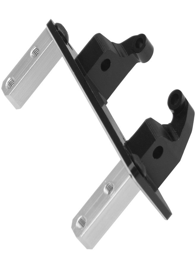 Share Goo قاعدة تثبيت سيرفو المحور المعدني من ShareGoo متوافقة مع محور Axial SCX10 II 90046 AR44 ومحور MN999، قطعة ترقية لسيارة الزحف RC بمقياس 1/10 (أسود) - Image 4